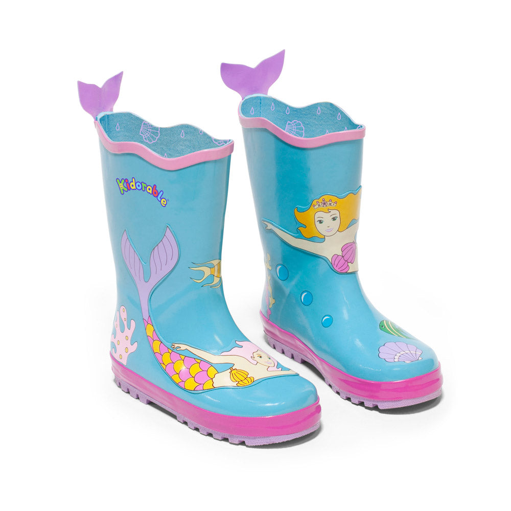 Mermaid Rain Boots