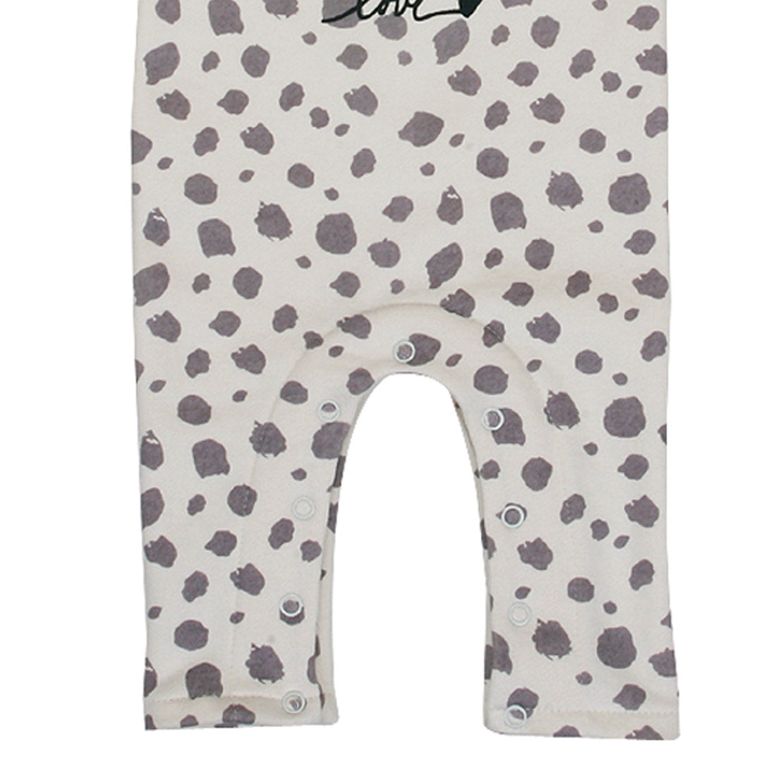 Leopard Face Organic Cotton Baby Romper