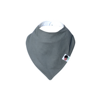 Organic Cotton Baby Bandana Bib - Grey