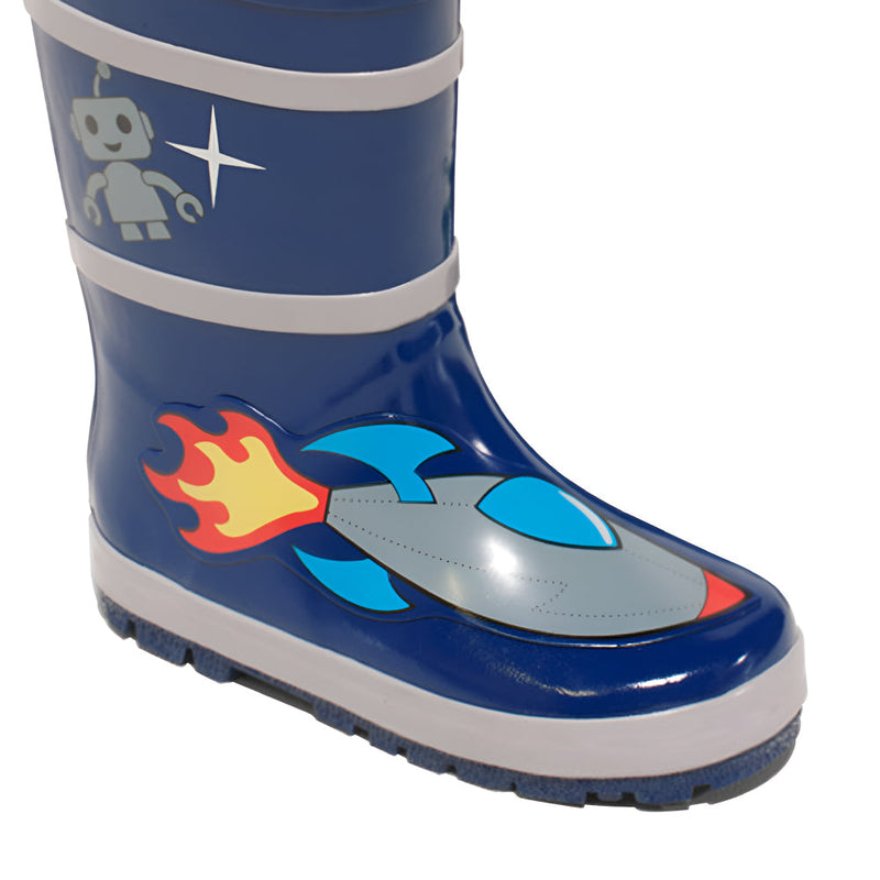 Space Hero Rain Boots