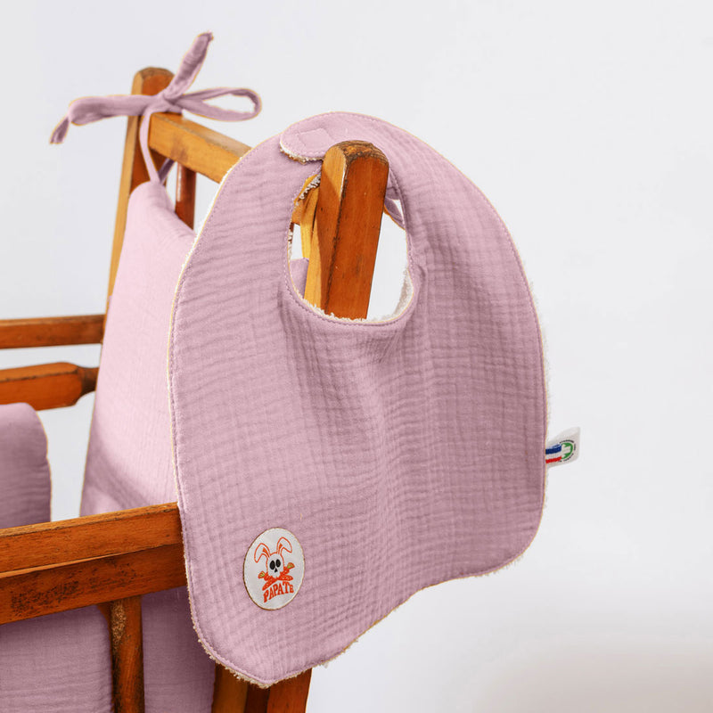 Organic Cotton Bib - Pink