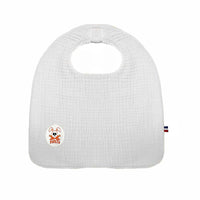 Organic Cotton Bib - White