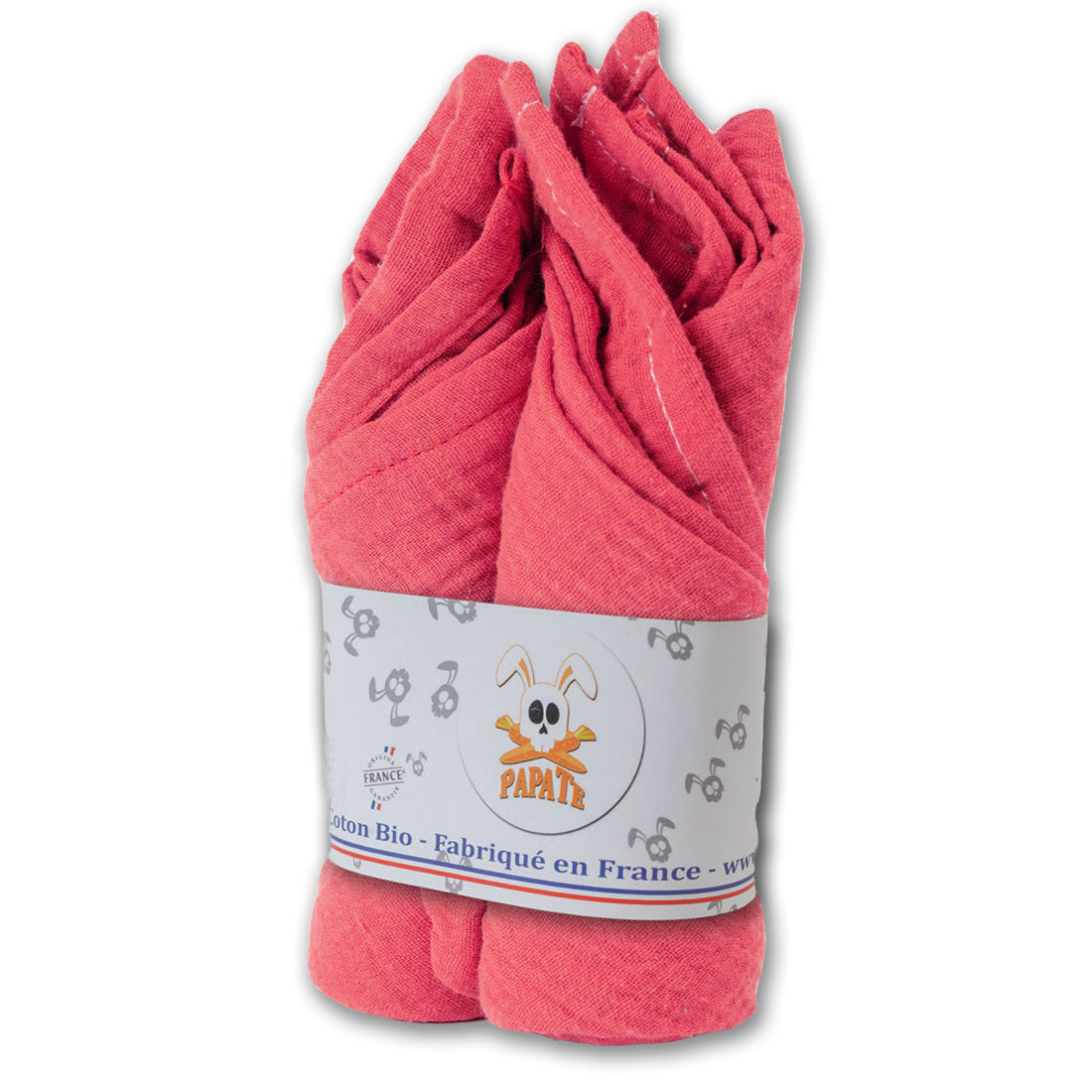 Organic Cotton Swaddles  - Strawberry