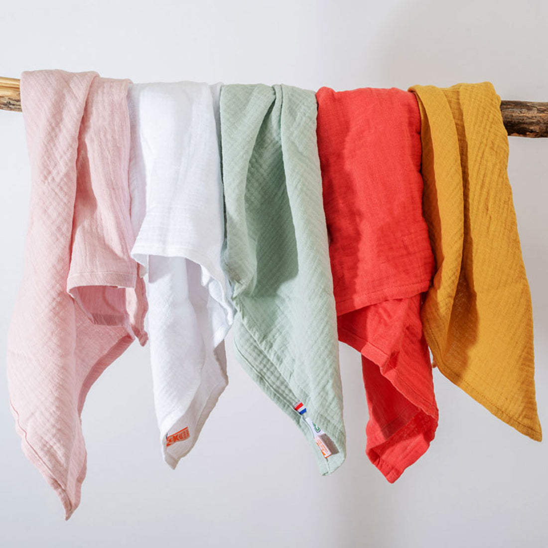 Organic Cotton Swaddles - Honey