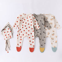 Arrival Long Sleeves Cartoon Fruit Pattern Onesies