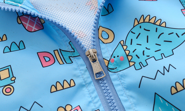 Cartoon Design Mesh Cloth Jacket